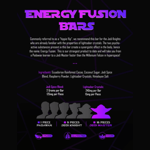 2g/240mg Jedi Mind Tricks with Energy Fusion Bar - Image 6