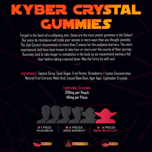 320mg Jedi Mind Tricks Mixed Kyber Crystal Gummies - Image 4